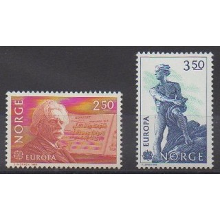 Acheter cette série de timbres de Norvège de l'année 1983 (No 841/842).