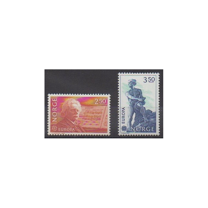 Acheter cette série de timbres de Norvège de l'année 1983 (No 841/842).