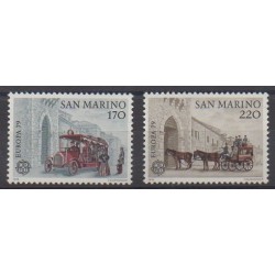 Saint-Marin - 1979 - No 972/973 - Service postal - Europa