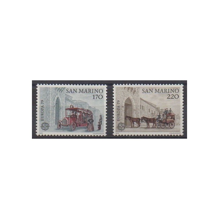 Buy this set of stamps of San Marino of the year 1979 (Nb 972/973).