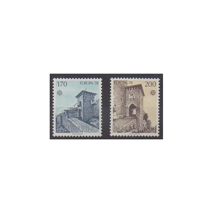 Buy this set of stamps of San Marino of the year 1978 (Nb 955/956).