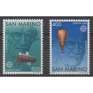Buy this set of stamps of San Marino of the year 1983 (Nb 1074/1075).
