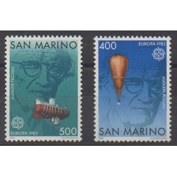 Saint-Marin - 1983 - No 1074/1075 - Sciences et Techniques - Europa