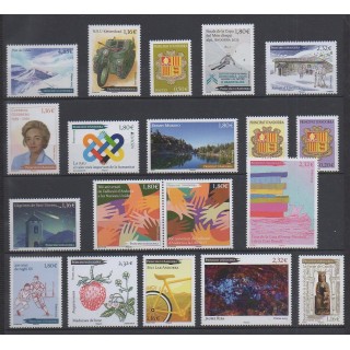 Buy the stamps of French Andorra of the year 2023 (Nb 885/903).