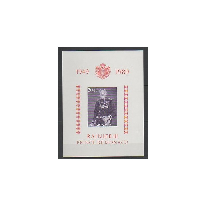 Timbres  - Monaco - Blocs et feuillets  - 1989 - No BF 45b