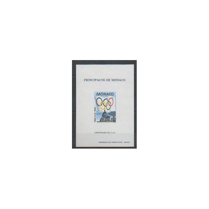 Timbres  - Monaco - Blocs et feuillets  - 1994 - No BS 24a