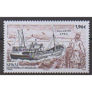 Buy this stamp of Saint-Pierre et Miquelon of the year 2024 (Le Galantry).