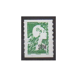 Buy this stamp of Saint-Pierre et Miquelon of the year 2023 (Marianne de l'Avenir).