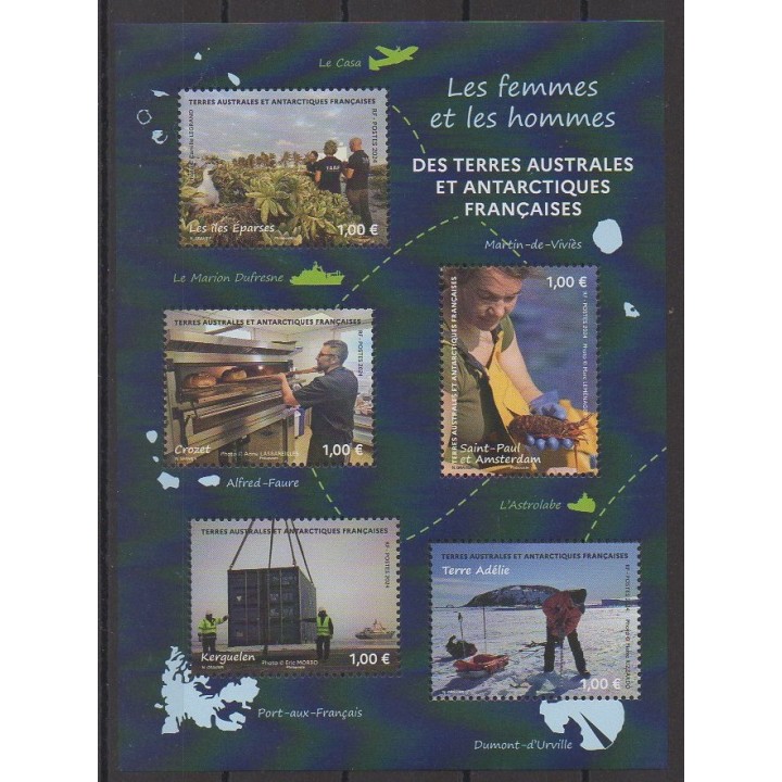 Buy this stamp of FSAL of the year 2024 (Les femmes et les hommes).