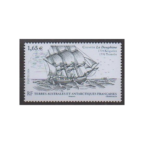 French Southern and Antarctic Territories - Post - 2024 - Nb 1072 - Boats