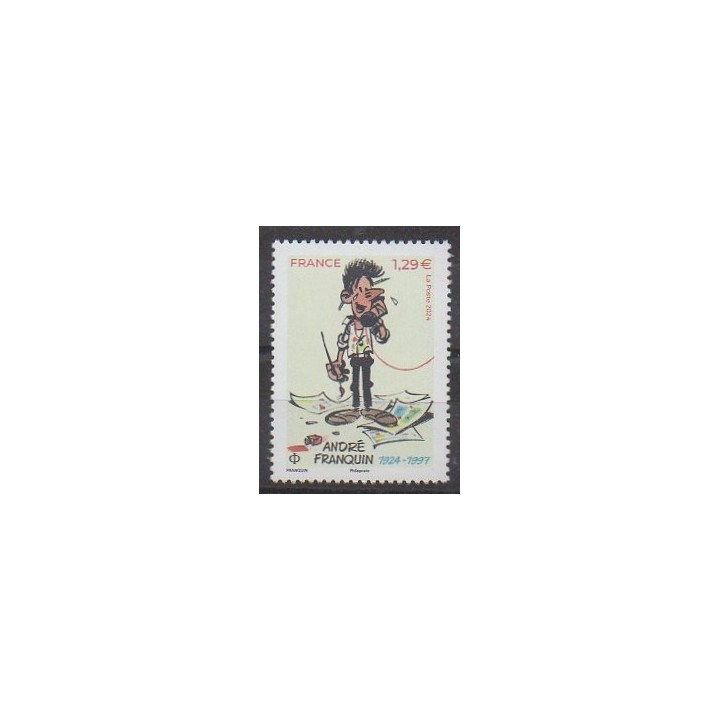 Buy this stamp of France of the year 2024 (André Franquin).