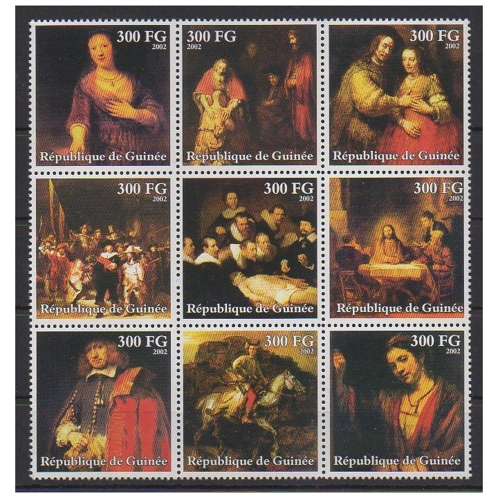 Acheter cette série de timbres de Guinée de l'année 2002 (No 2196/2204).