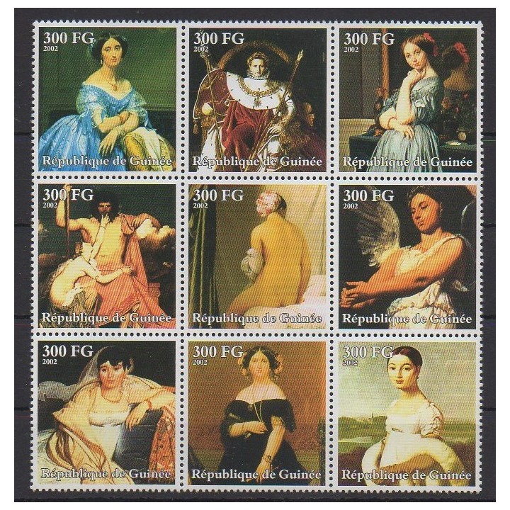 Acheter cette série de timbres de Guinée de l'année 2002 (No 2187/2195).