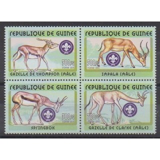 Buy this set of stamps of Guinea of the year 2001 (Nb 2021/2024).