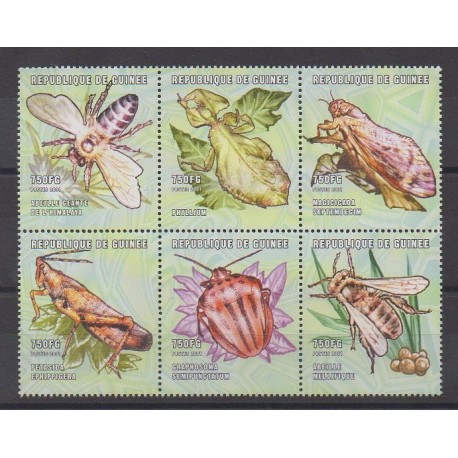 Guinea - 2001 - Nb 1957/1962 - Insects