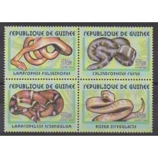 Buy this set of stamps of Guinea of the year 2001 (Nb 2109/2112).