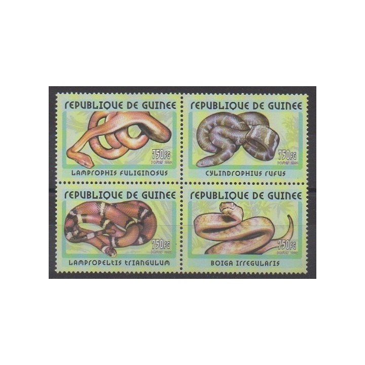 Buy this set of stamps of Guinea of the year 2001 (Nb 2109/2112).
