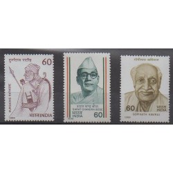 Inde - 1988 - No 987/989 - Célébrités
