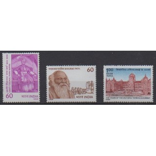 Buy this set of stamps of India of the year 1988 (Nb 969/971).