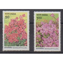 India - 1985 - Nb 838/839 - Flowers