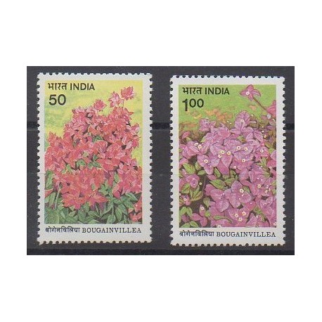 Inde - 1985 - No 838/839 - Fleurs