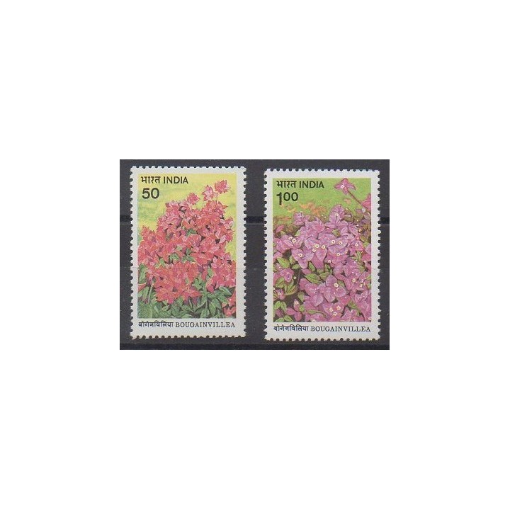 Acheter cette série de timbres d'Inde de l'année 1985 (No 838/839).
