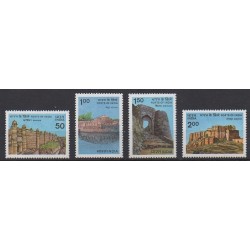 India - 1984 - Nb 813/816 - Castles
