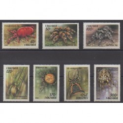 Tanzanie - 1994 - No 1585/1591 - Insectes