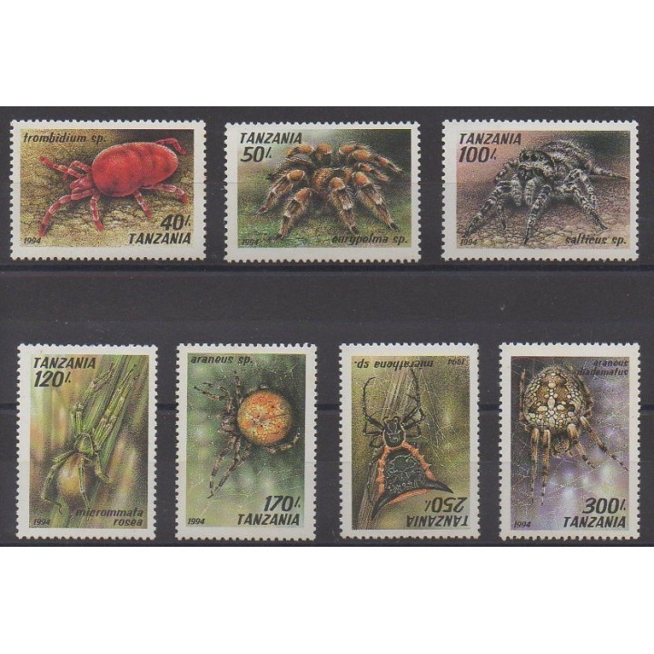 Buy this set of stamps of Tanzania of the year 1994 (Nb 1585/1591).