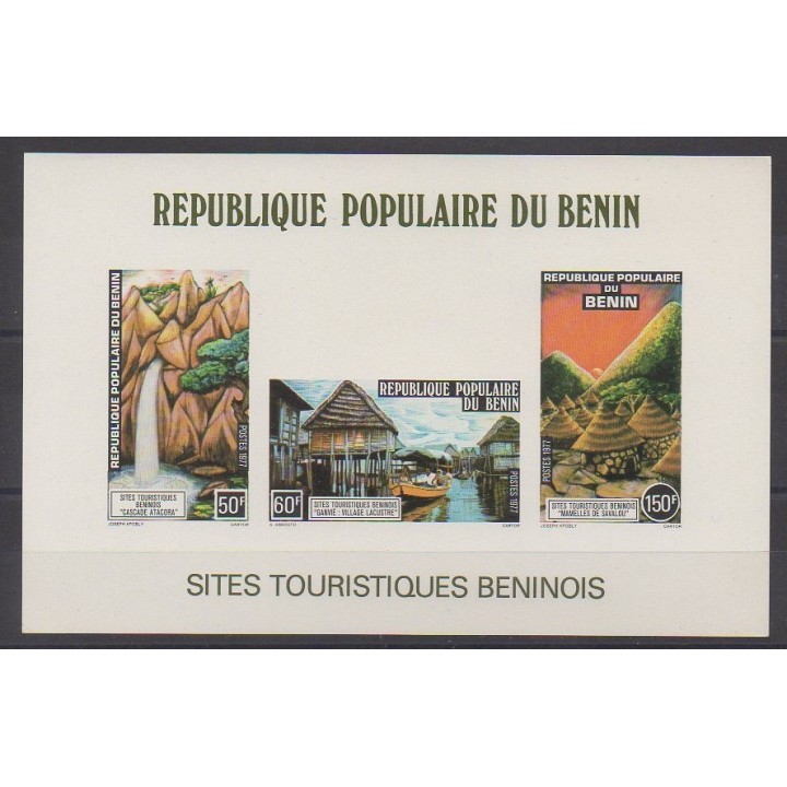Acheter ce bloc-feuillet du Bénin de l'année 1977 (No BF25 - Epreuve de luxe).