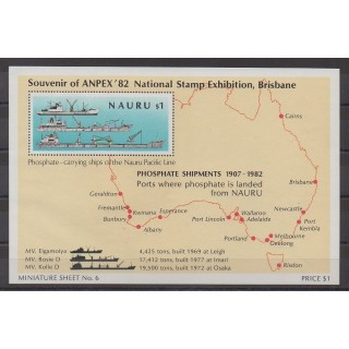 Buy this souvenir sheet  of Nauru of the year 1982 (Nb BF6).