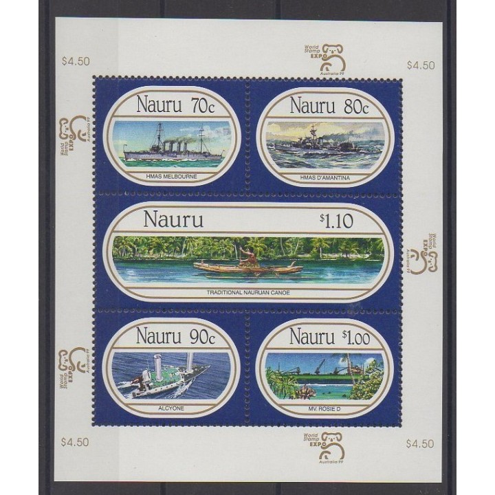 Acheter cette série de timbres de Nauru de l'année 1999 (No 448/452).