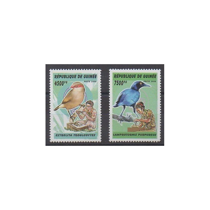 Acheter cette série de timbres de Guinée de l'année 2006 (No 2765/2766).
