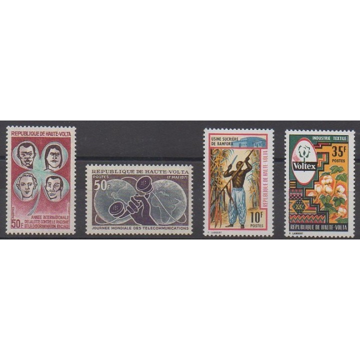 Buy this set of stamps of Upper Volta of the year 1971 (Nb 238/241).