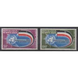 Haute-Volta - 1962 - No PA5/PA6 - Nations unies