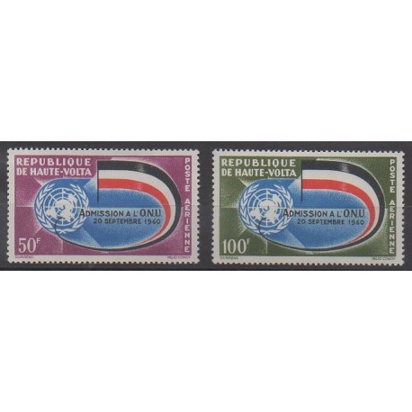 Upper Volta - 1962 - Nb PA5/PA6 - United Nations