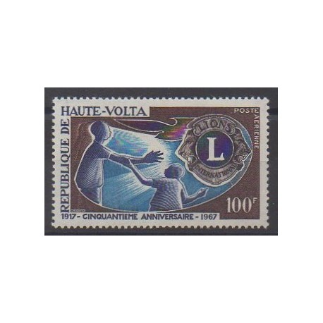 Haute-Volta - 1967 - No PA34 - Rotary ou Lions club