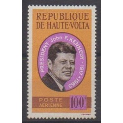Upper Volta - 1964 - Nb PA19 - Celebrities