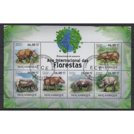 Mozambique - 2011 - Nb 3556/3561 - Mamals - Used