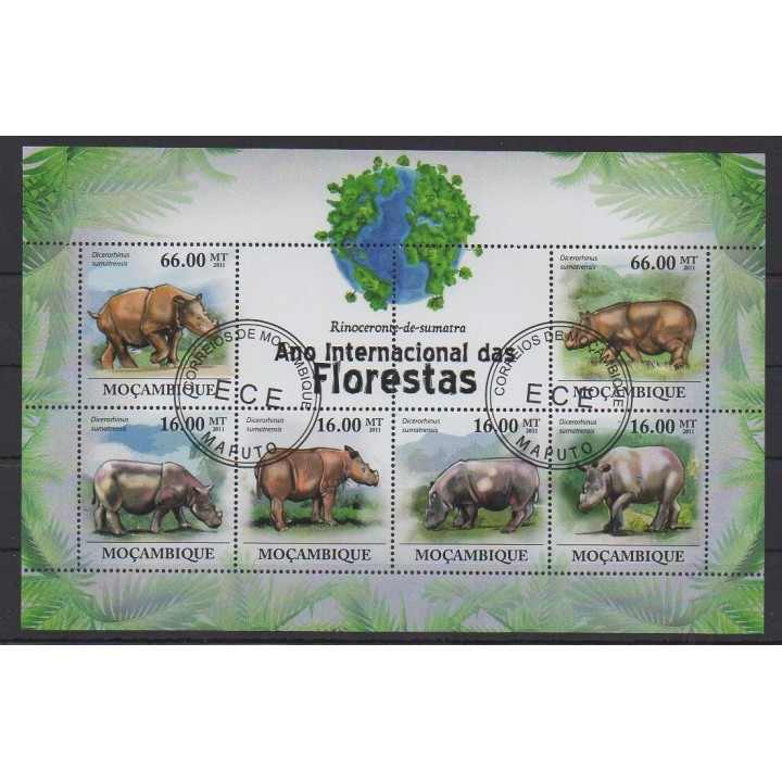 Buy this set of stamps of Mozambique of the year 2011 (Nb 3556/3561). - Used