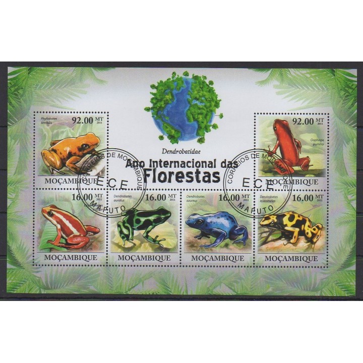Buy this set of stamps of Mozambique of the year 2011 (Nb 3670/3675). - Used
