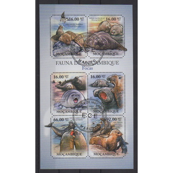 Acheter cette série de timbres du Mozambique de l'année 2011 (No 3980/3985). - Oblitéré