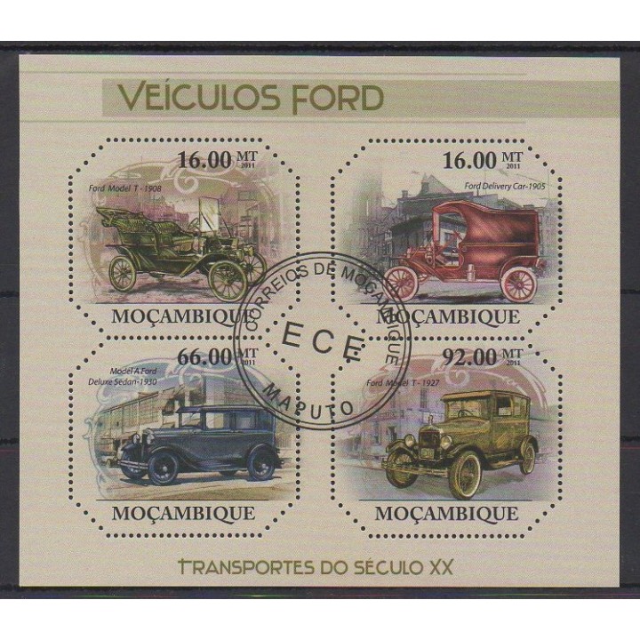 Buy this set of stamps of Mozambique of the year 2011 (Nb 3832/3835). - Used