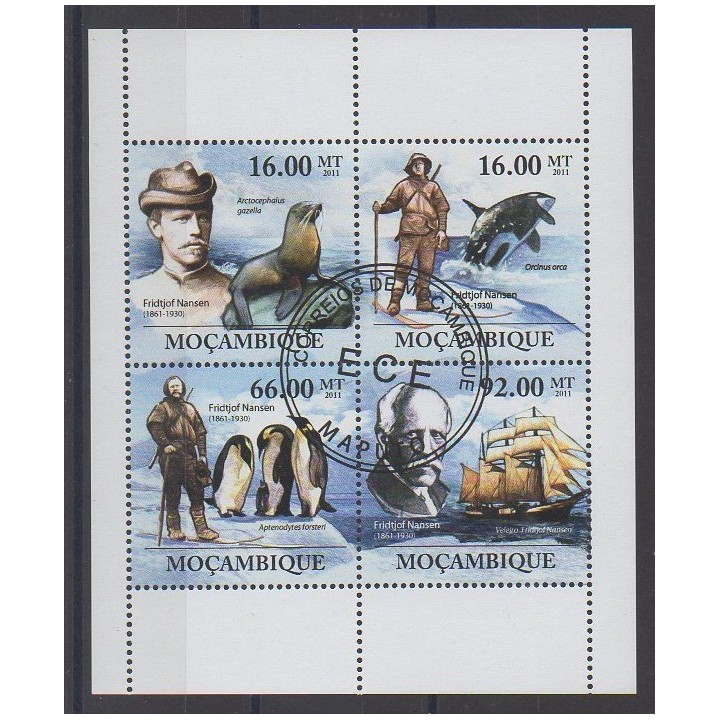 Buy this set of stamps of Mozambique of the year 2011 (Nb 3792/3795). - Used