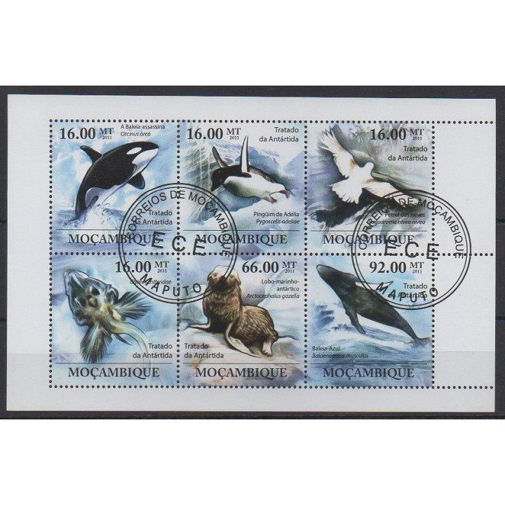 Buy this set of stamps of Mozambique of the year 2011 (Nb 3736/3741). - Used