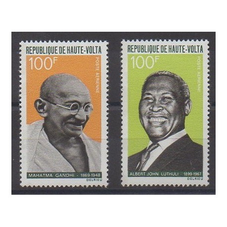 Upper Volta - 1968 - Nb PA61/PA62 - Celebrities