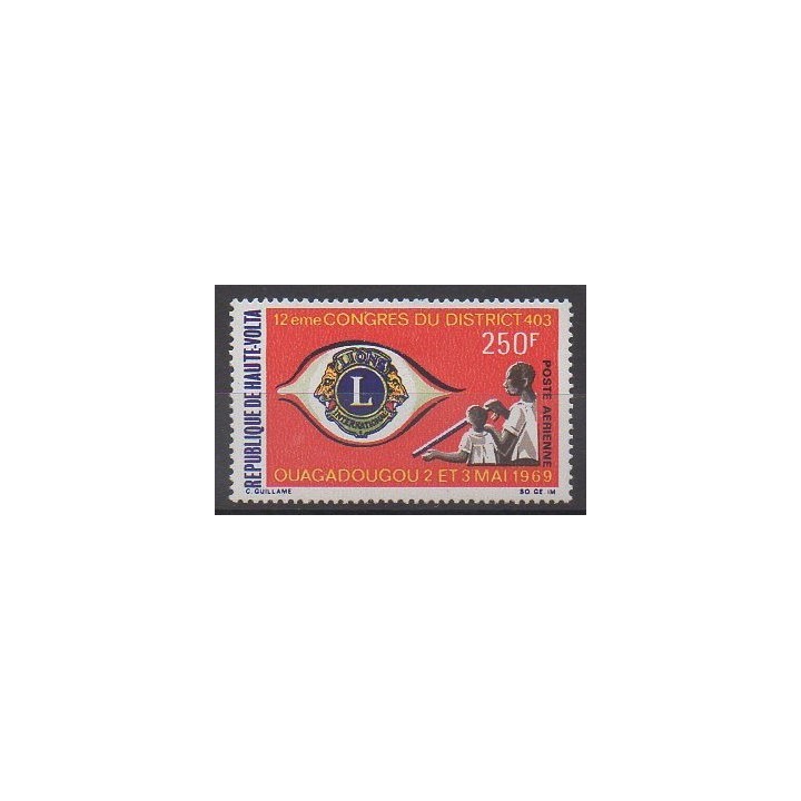 Acheter ce timbre de Haute-Volta de l'année 1969 (No PA65).