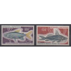 Upper Volta - 1969 - Nb PA66/PA67 - Sea life