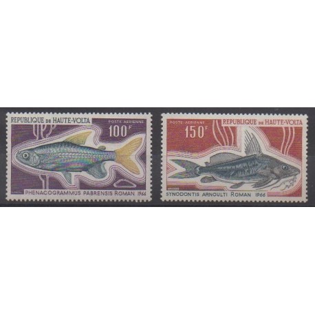 Upper Volta - 1969 - Nb PA66/PA67 - Sea life
