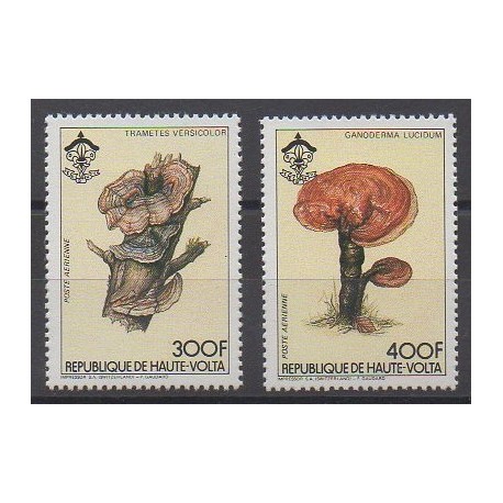 Upper Volta - 1984 - Nb PA268/PA269 - Mushrooms